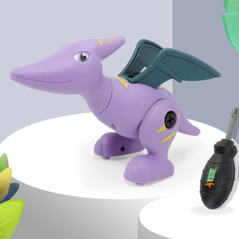 Child Boy Intelligence DIY Assembling Dinosaur Toy