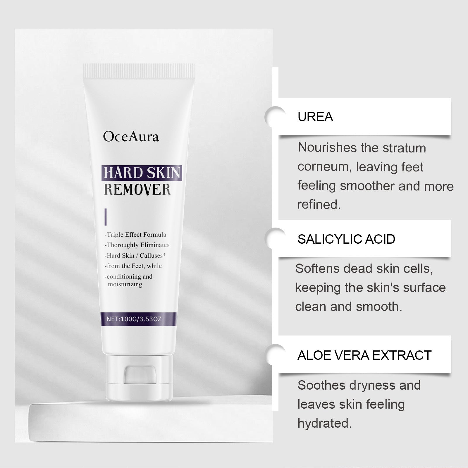 Foot Care Moisturizing Cream Moistens Dry Skin Of Feet