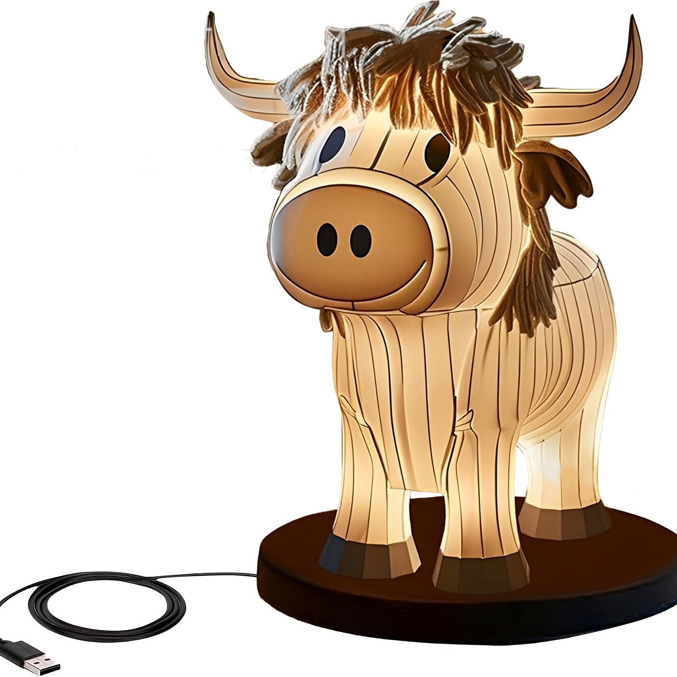 Lampe de chevet vache amusante Lampe de table vache mignonne