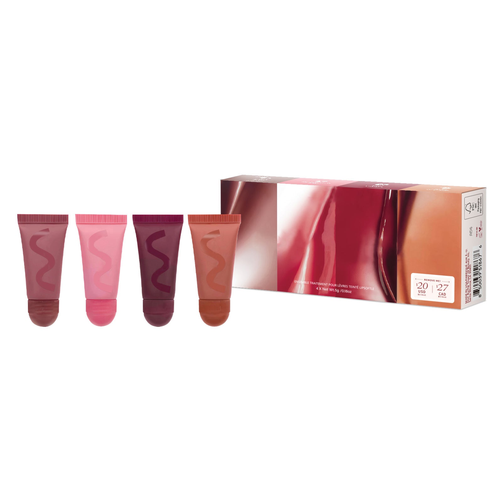 Colored Lip Balm Suit Nourishing And Hydrating