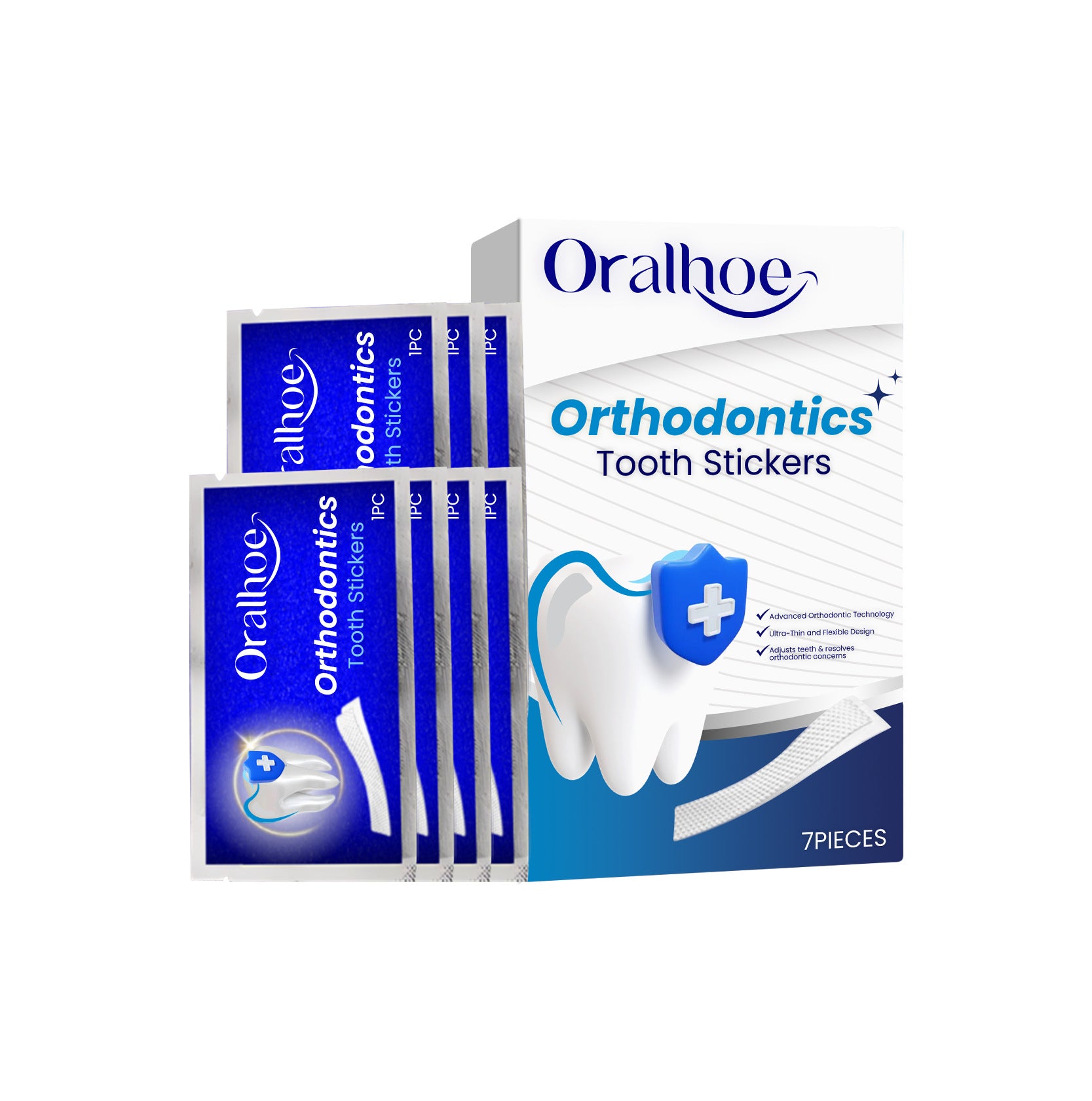 Correction Teeth Strips Tooth Stain Removal Clean And Portable