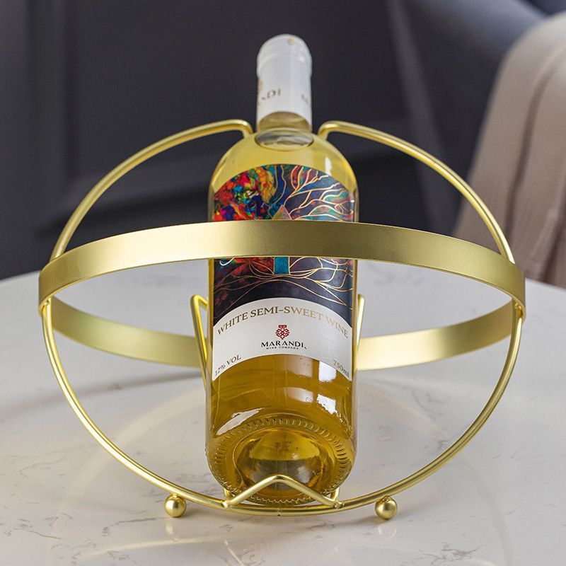 European-style Wine Rack Decoration Wrought Iron Shelf Decorations