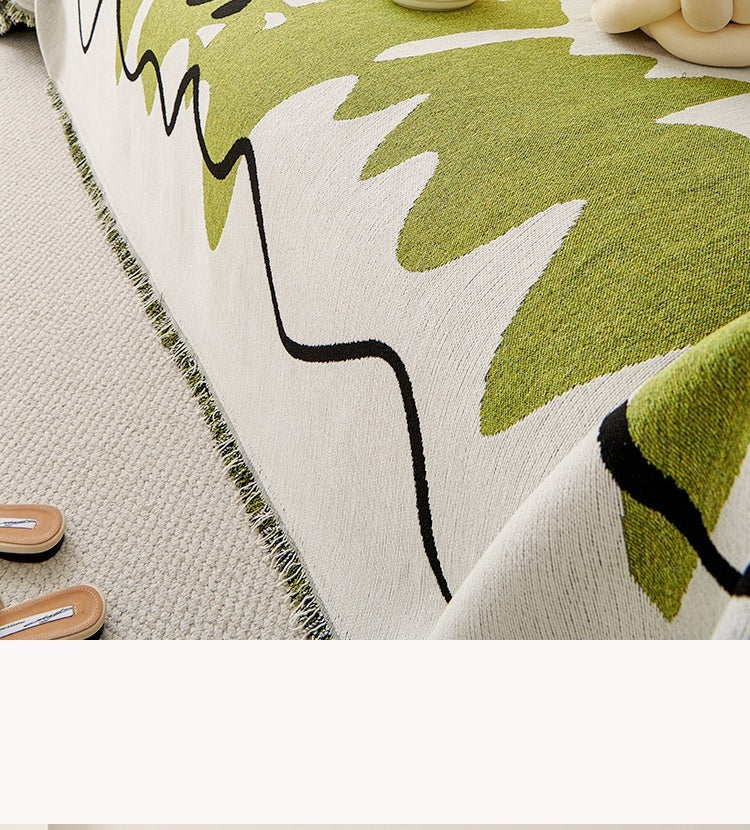 Housse de canapé intégrale en tissu, style Ins, universelle quatre saisons