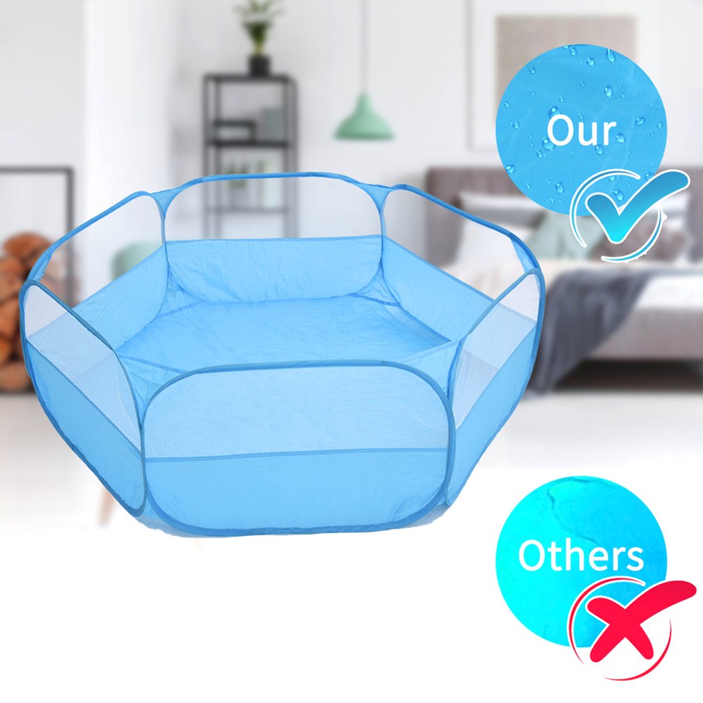 Folding Small Pet Fence Outdoor Indoor Exercise Game Crawling Tent
