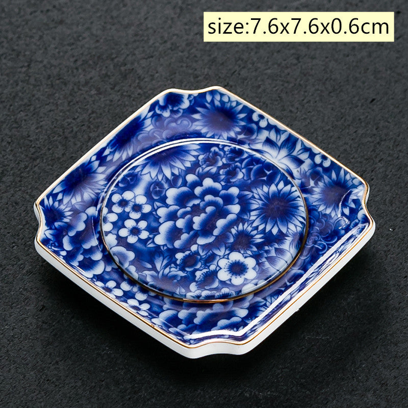 Vintage Chinese Ceramic Cup Coaster Tea Set