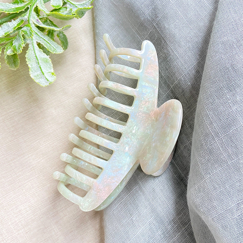 Fantasy Colorful Large Acetate Shark Clip