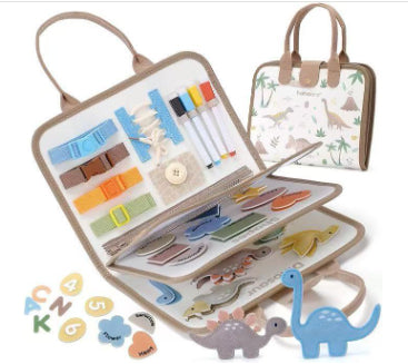 Tableau d'apprentissage en feutre, jouets d'éducation de la petite enfance, tableau d'activités pour l'apprentissage de l'habillage