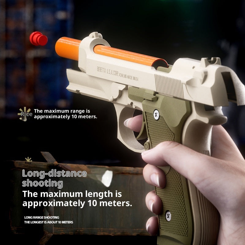 M9A3 Mechanical Linkage Continuous Hair Throwing Shell Toy Gun