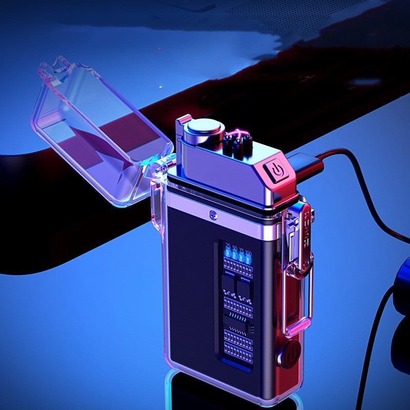 One Machine Three-purpose Multifunctional Lighter Transparent Arc