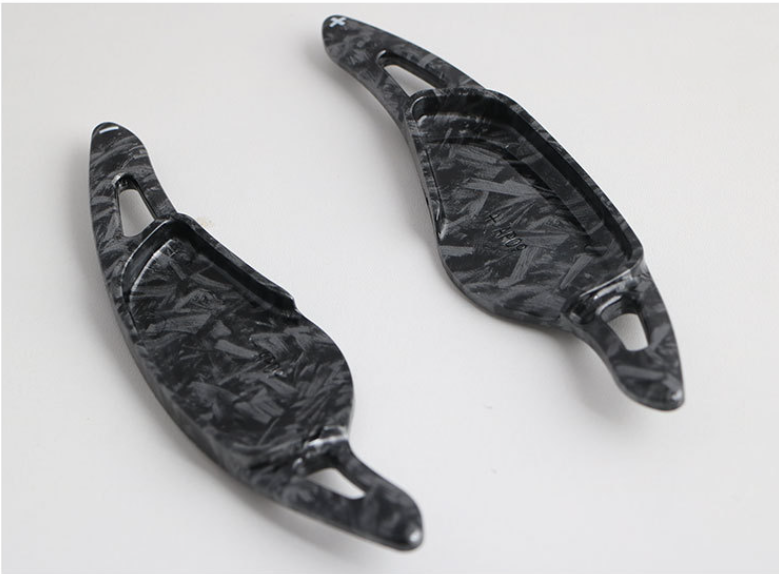 Carbon Fiber Steering Wheel Paddle Interior Modification