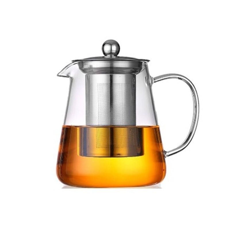 Full Set Of Glass Teapot With Strainer High-temperature Glass Teapot