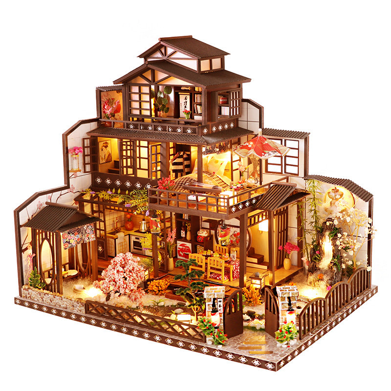 Creative Retro Hand-assembled Building Model Toy