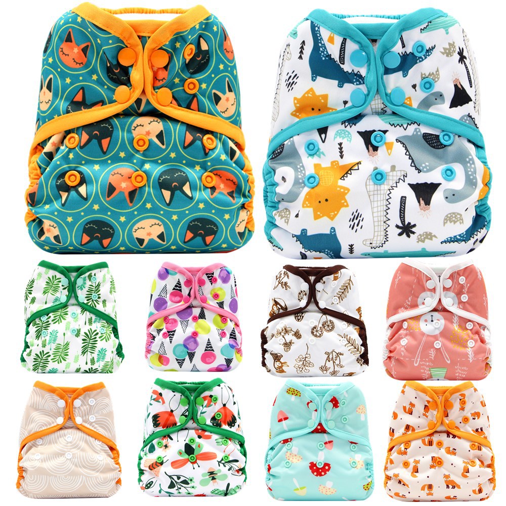 Baby Breathable Waterproof Diaper Washable And Adjustable